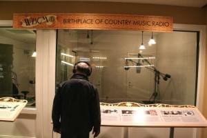 Studio des Radiosenders des Birthplace of Country Music Museum