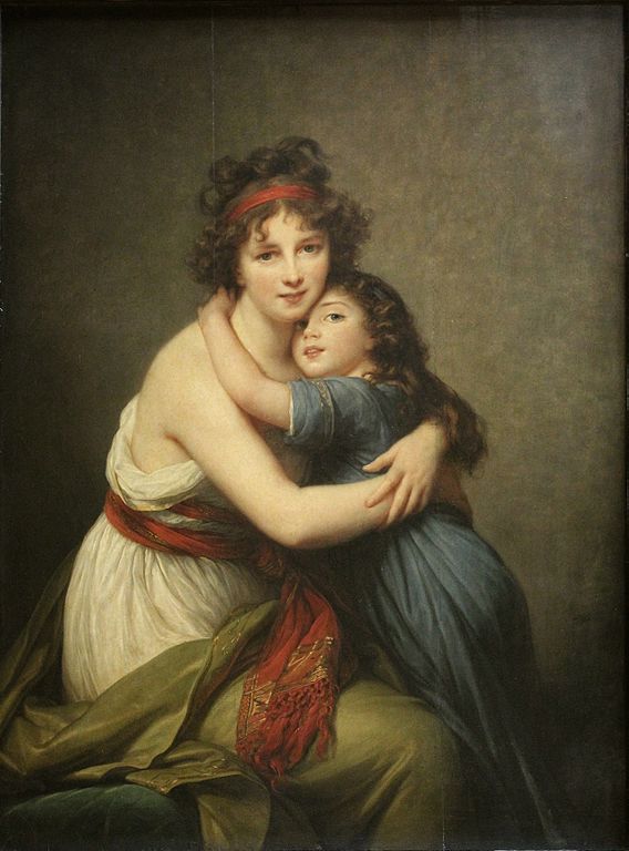 <p>Élisabeth Vigée-Lebrun, Selbstbildnis mit Tochter Jeanne Julie Louise, 1789<br></p>