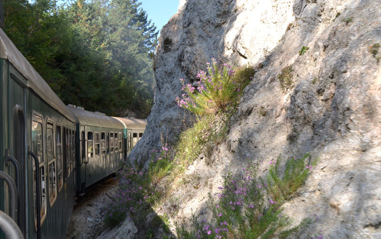 Fahrt mit der Rhodopenbahn