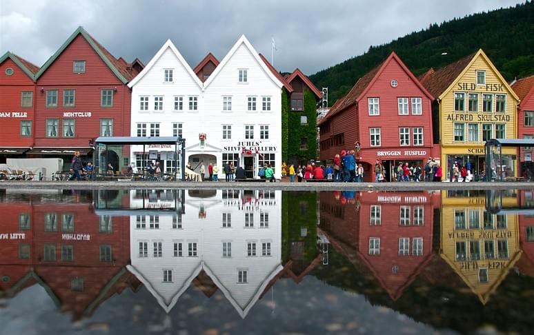Das historische Hanse-Viertel in Bergen