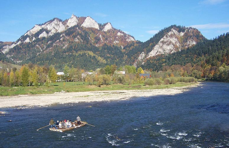 Dunajec, ein Nebenfluss der Weichsel