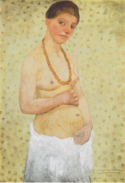 Paula Modersohn-Becker: Selbstbildnis am 6. Hochzeitstag