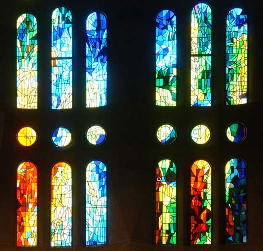 Fenster in der Sagrada Família