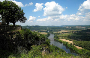 Tal der Dordogne bei Domme