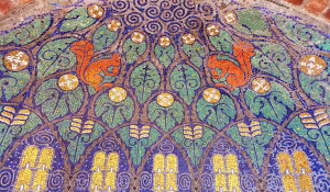 Mosaik auf der Mathildenh&ouml;he