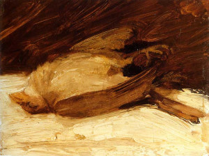 Der tote Spatz von Franz Marc