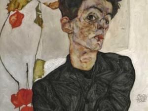 Egon Schiele: Selbstporträt mit Physalis