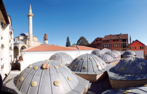 Hamam-Moschee-Uhrenturm in Pristina