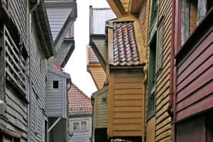 Bryggen, das Hanseviertel in Bergen