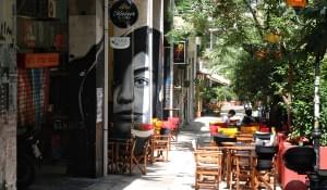 Cafe in Exarchia