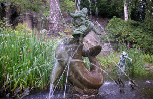Carl Milles skulptur "Jona och valfisken"