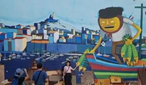 Street Art in Marseille mit Motiv Marseille