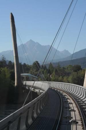 Hungerburgbahn: Brücke über den Inn