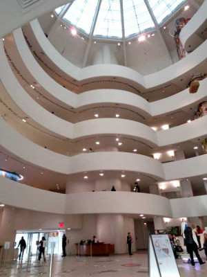 Im Innern des Guggenheim Museum