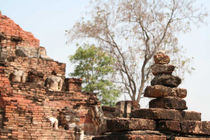 Ruinen von Wat Phra Phai Luang in Sukhothai