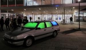 Car Show, Anne Roinnen, EVI Lichtungen 2020, Internationale Lichtkunstbiennale Hildesheim
