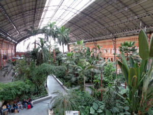 Bahnhof und riesiger Wintergarten in einem: Estación de Atocha