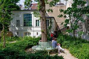 Im Garten des Wohn- und Atelierhauses von Delacroix