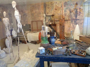 Kreatives Chaos: Nachbau des Ateliers von Alberto Giacometti