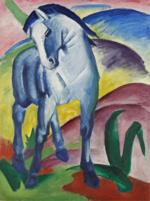 Franz Marc, Blaues Pferd I, 1911
