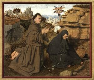 Jan van Eyck, die Stigmatisierung des Hl. Franziskus, ca. 1430-1432