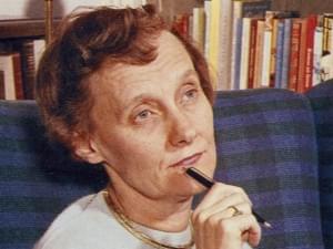Die Schriftstellerin Astrid Lindgren um 1960