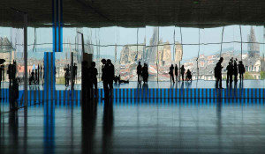 Blick vom Centre Pompidou Metz auf die Altstadt