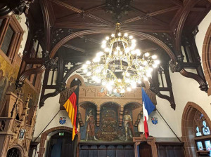 Prachtvoller Festsaal, Rathaus Saarbrücken
