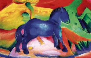 Franz Marc, Blaues Pferdchen