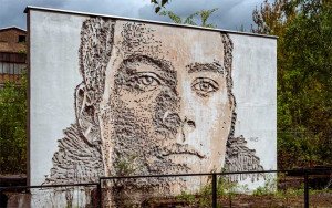 "Scratching the Surface Project" von Vhils, Völklinger Hütte