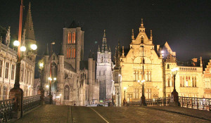 Gent stimmungsvoll beleuchtet