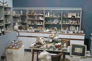 In einem der Ateliers von Henry Moore
