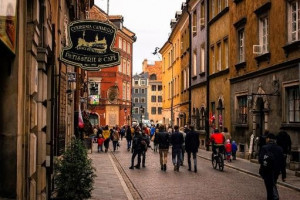 Świętojańska-Straße in Warschau